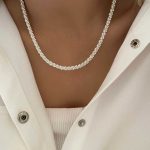 گردنبند سنگ تراش کد 310780