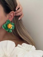 گوشواره طرح گل کد 310800 - Image 3