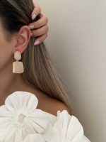 گوشواره 2 تیکه مینا کاری کد 310837