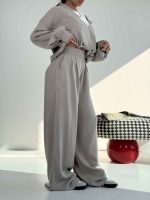 شلوار پری بغل دکمه کد 102150 - Image 4