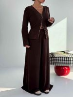 ست بلوز و شلوار OYSHO کبریتی کد 160880 - Image 7