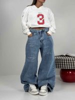شلوار جین بگ FONT کد 102156 - Image 3