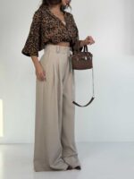 شلوار پارچه ای بگ کد 102203 - Image 3