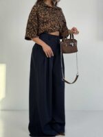شلوار پارچه ای بگ کد 102203 - Image 8