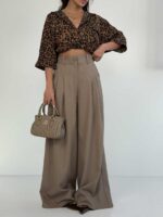 شلوار پارچه ای بگ کد 102203 - Image 4