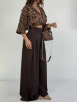 شلوار پارچه ای بگ کد 102203 - Image 15