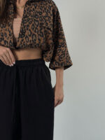 شلوار کمرکش سیلک کد 102193 - Image 16