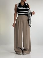 شلوار کرپ کمربندی کد 102159 - Image 5