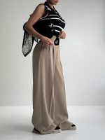 شلوار کرپ کمربندی کد 102159 - Image 7