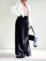 شلوار کرپ کمربندی کد 102159 - Image 11