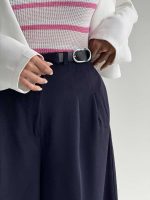 شلوار کرپ کمربندی کد 102159 - Image 17