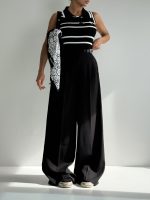 شلوار کرپ کمربندی کد 102159 - Image 12