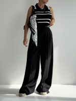 شلوار کرپ کمربندی کد 102159 - Image 13