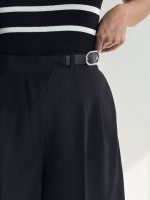 شلوار کرپ کمربندی کد 102159 - Image 15