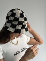 کلاه باکت قلاب بافی کد 310761 - Image 2