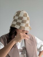کلاه باکت قلاب بافی کد 310761 - Image 3