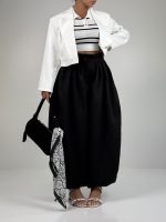 شلوار بالنی کمر پیله کد 102158 - Image 16