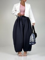 شلوار بالنی کمر پیله کد 102158 - Image 11