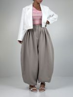 شلوار بالنی کمر پیله کد 102158 - Image 3