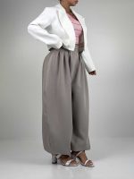 شلوار بالنی کمر پیله کد 102158 - Image 2