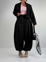 شلوار بالنی 2 پیله کد 102157 - Image 5