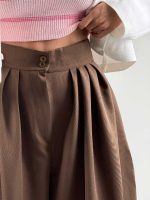 شلوار بالنی کمر پیله کد 102158 - Image 4