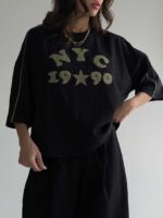 ست تیشرت و شلوار NYC کد 160905 - Image 11
