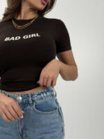 تیشرت کراپ BAD GIRL کد 180593 - Image 10