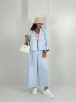 ست کت و شلوار لینن کد 160886 - Image 2