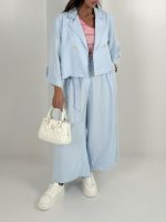 ست کت و شلوار لینن کد 160886 - Image 4