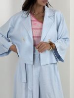 ست کت و شلوار لینن کد 160886