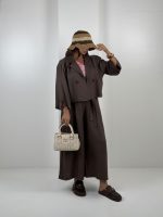 ست کت و شلوار لینن کد 160886 - Image 13