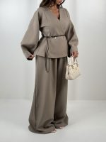 ست کت و شلوار یقه 7 کد 160890 - Image 10