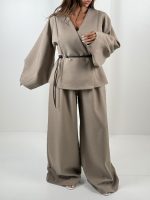 ست کت و شلوار یقه 7 کد 160890 - Image 13