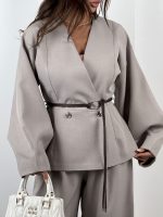 ست کت و شلوار یقه 7 کد 160890 - Image 2