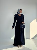 ست کت و شلوار کرپ کد 160893 - Image 2