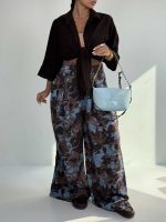 ست شومیز و شلوار هاوایی کد 160885 - Image 5