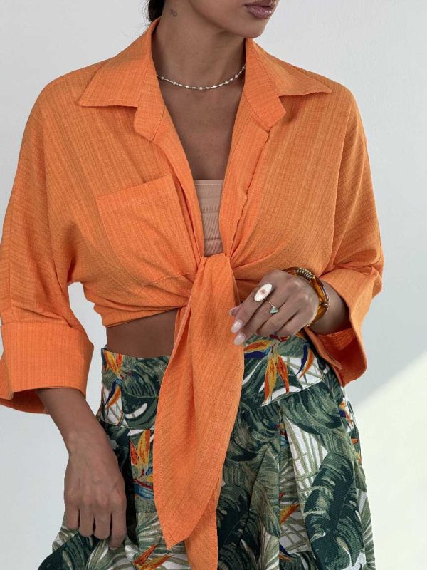 ست شومیز و شلوار هاوایی کد 160885