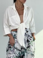 ست شومیز و شلوار هاوایی کد 160885 - Image 15