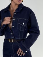 ست کت و شلوار جین کد 160898 - Image 7