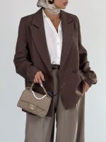 کت DOUBLE BREASTED کد 120421 - Image 14