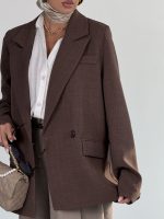 کت DOUBLE BREASTED کد 120421 - Image 15