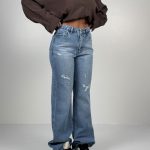 شلوار جین استریت کراپ کد 102179