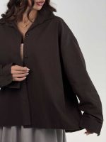 شومیز لینن پشت چاک کد 220631 - Image 9