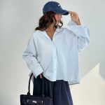 شومیز لینن پشت چاک کد 220631