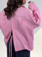 شومیز لینن پشت چاک کد 220631 - Image 19