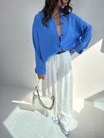 شومیز PERRY یقه هفت کد 220633 - Image 3