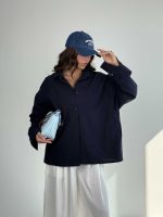 شومیز لینن پشت چاک کد 220631 - Image 25