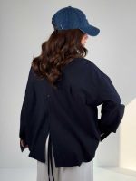 شومیز لینن پشت چاک کد 220631 - Image 27