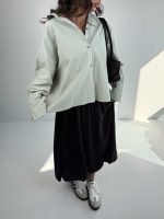 شومیز لینن پشت چاک کد 220631 - Image 31